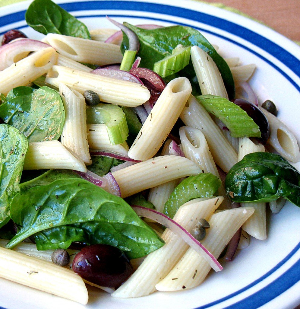 Pasta Salad with Lemon Caper Dressing