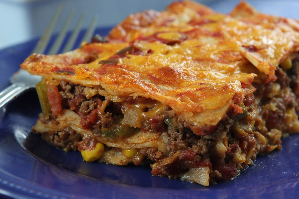 Tex-Mex Beef and Tortilla Casserole