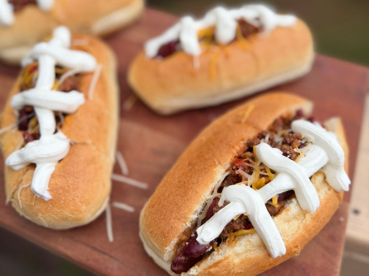 Football Chili Bread Bowls
