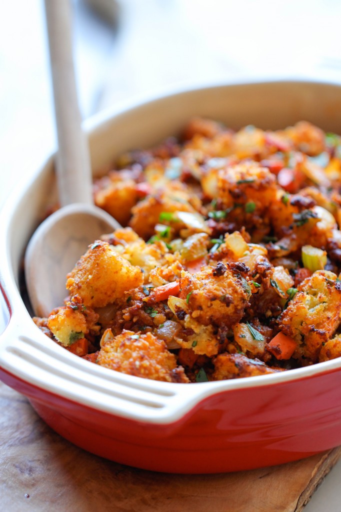 Chorizo Cornbread Stuffing