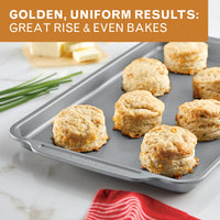 2-Piece Perforated Pizza Pan and Baking Sheet Set
