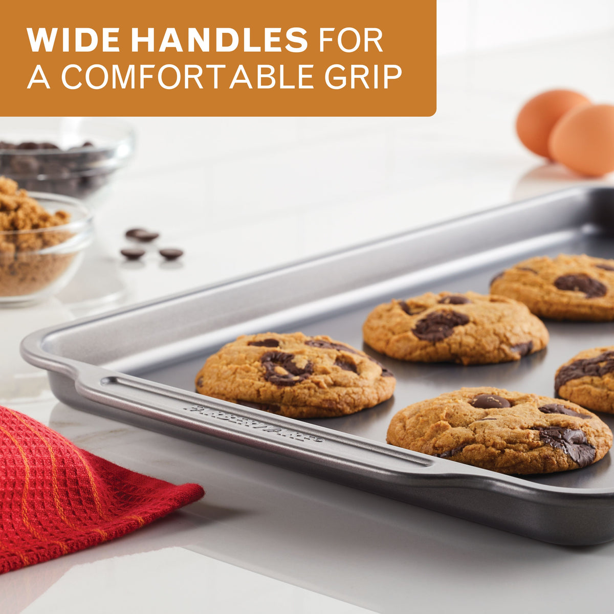2-Piece Perforated Pizza Pan and Baking Sheet Set