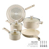 12-Piece Ceramic Plus Induction Cookware Set
