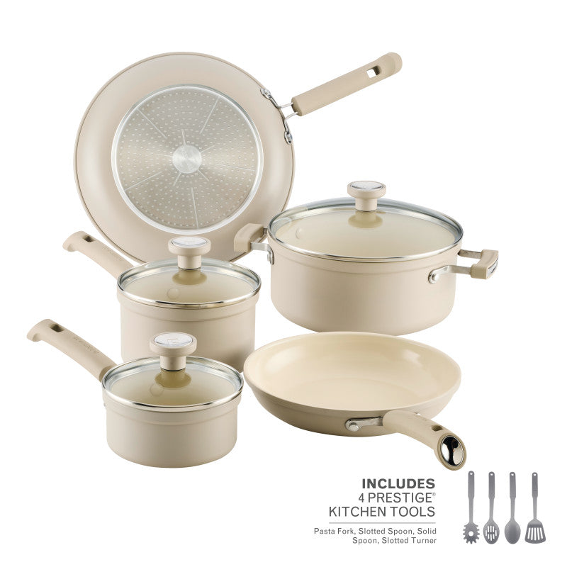12-Piece Ceramic Plus Induction Cookware Set
