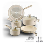12-Piece Ceramic Plus Induction Cookware Set