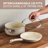 12-Piece Ceramic Plus Induction Cookware Set