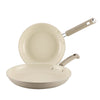2-Piece Ceramic Induction Frying Pan Set