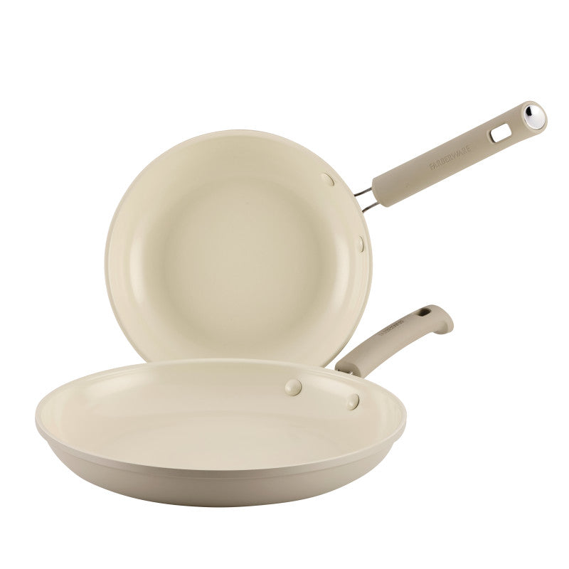 2-Piece Ceramic Induction Frying Pan Set