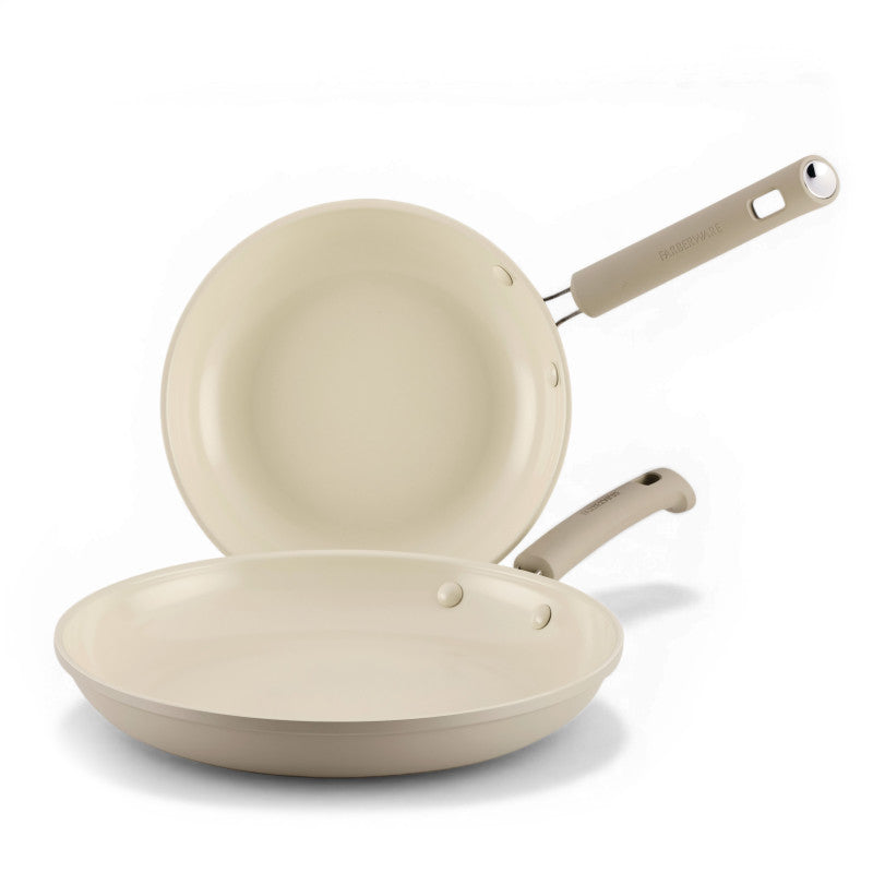 2-Piece Ceramic Induction Frying Pan Set