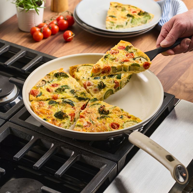 2-Piece Ceramic Induction Frying Pan Set