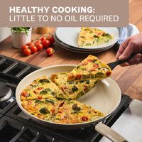 2-Piece Ceramic Induction Frying Pan Set
