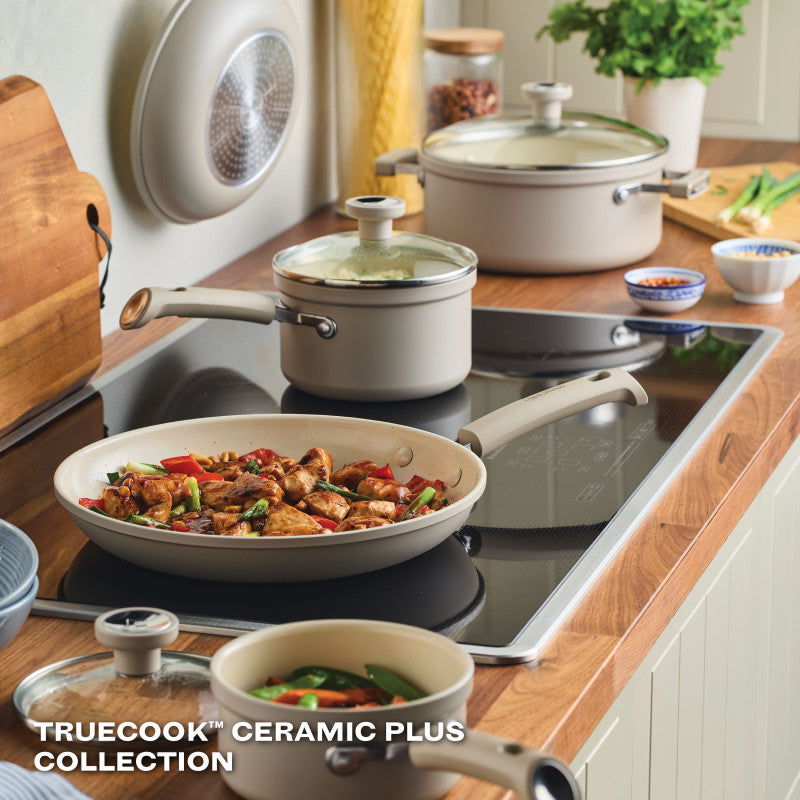 2-Piece Ceramic Induction Frying Pan Set