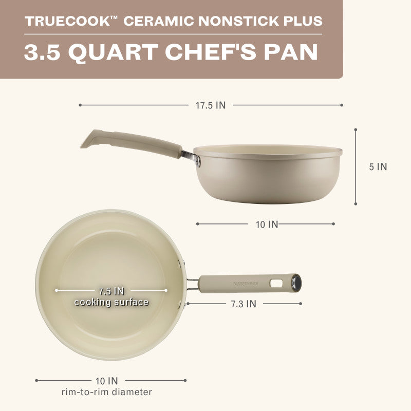 3.5-Quart Ceramic Induction Chef's Pan