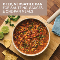3.5-Quart Ceramic Induction Chef's Pan