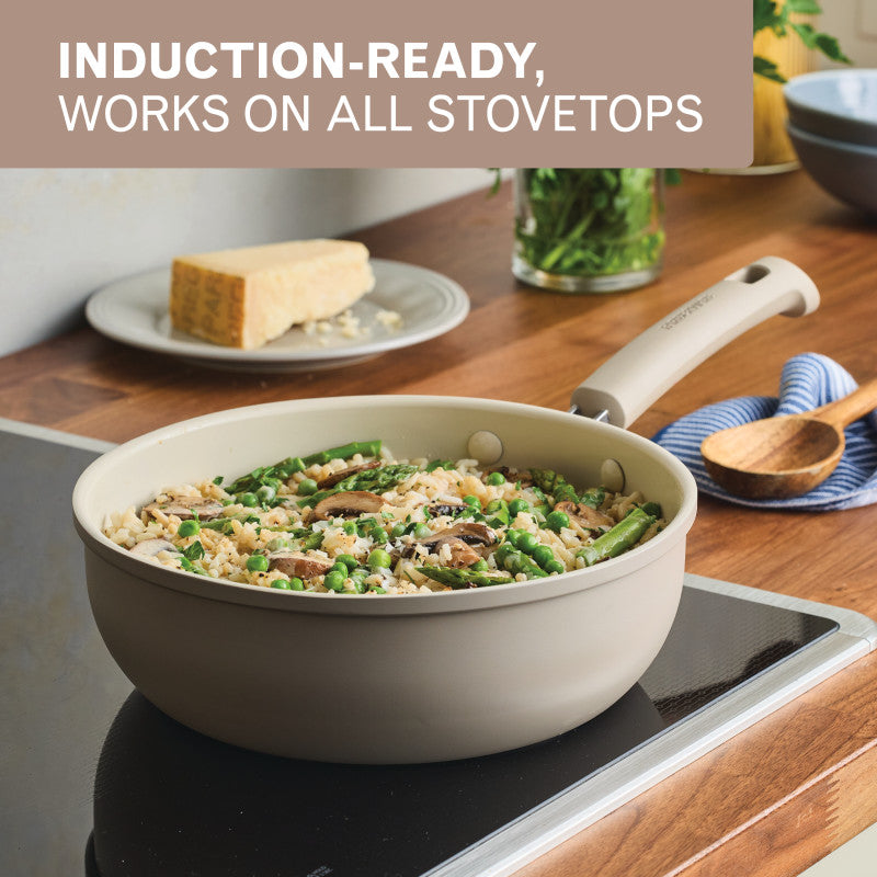 3.5-Quart Ceramic Induction Chef's Pan