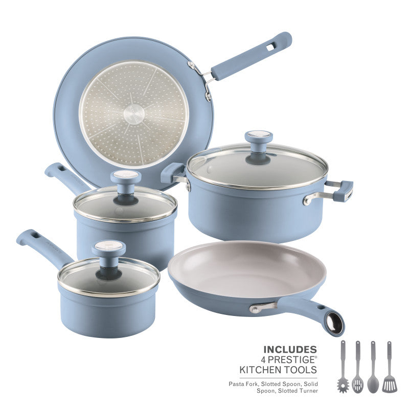 12-Piece Ceramic Plus Induction Cookware Set