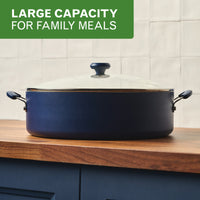 14-Inch Ceramic Nonstick Family Pan with Lid