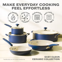 14-Inch Ceramic Nonstick Family Pan with Lid