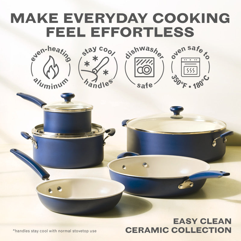 14-Inch Ceramic Nonstick Family Pan with Lid