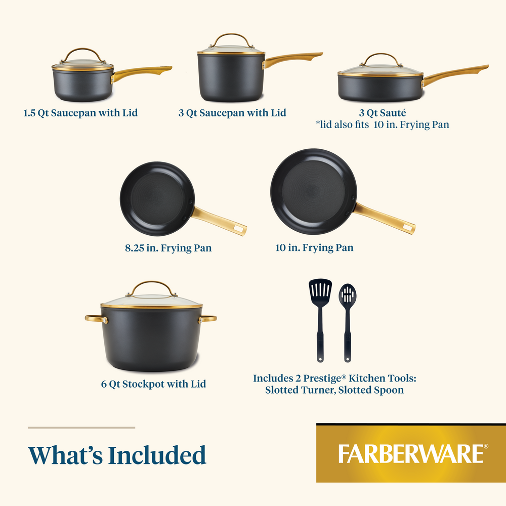 12-Piece Cookware Set - 24995125559348