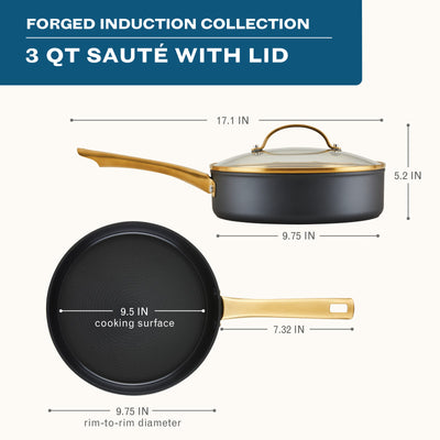 Forged Induction 3-Quart Saute Pan