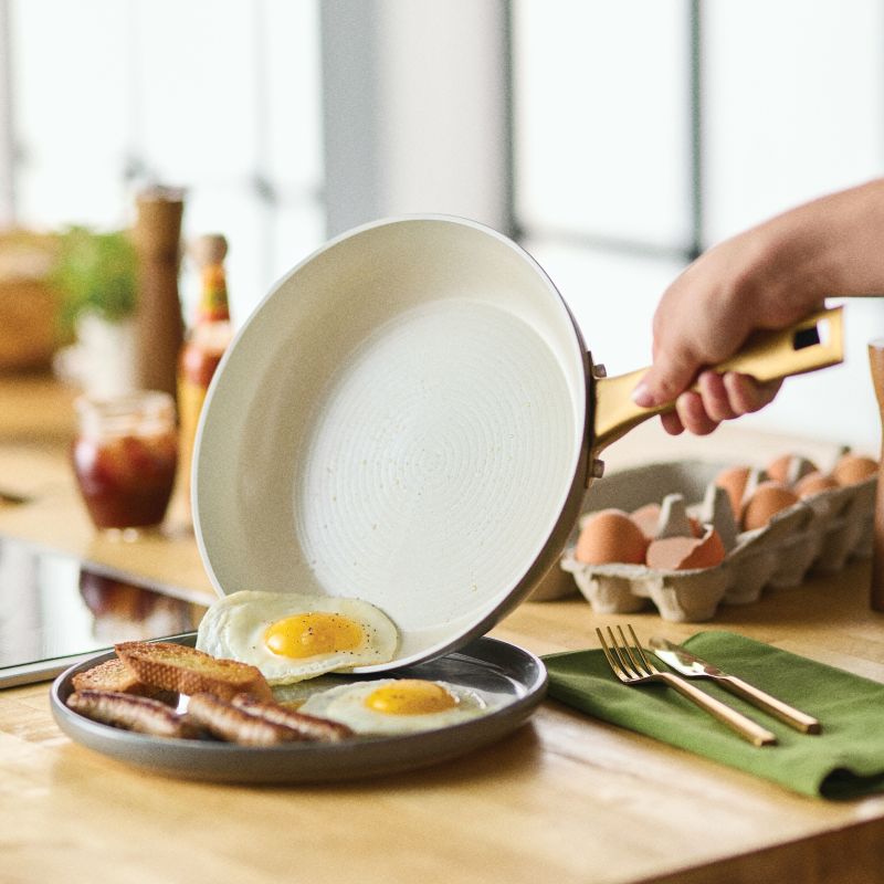 Forged Induction Ceramic 12-Piece Cookware Set - 