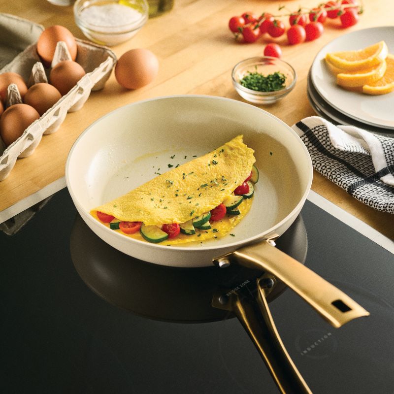 Forged Induction Ceramic 12-Piece Cookware Set - 