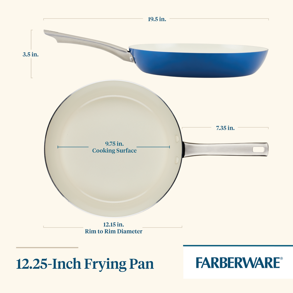 12.25 inch Ceramic Nonstick Frying Pan