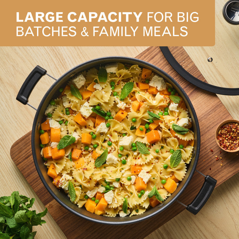 8-Quart Nonstick Family Pan with Lid