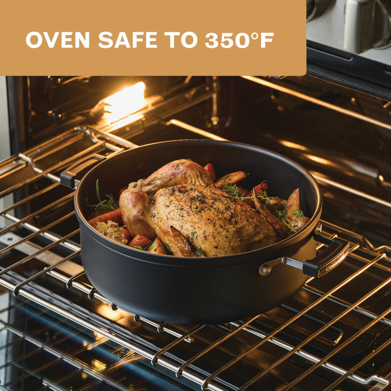8-Quart Nonstick Family Pan with Lid