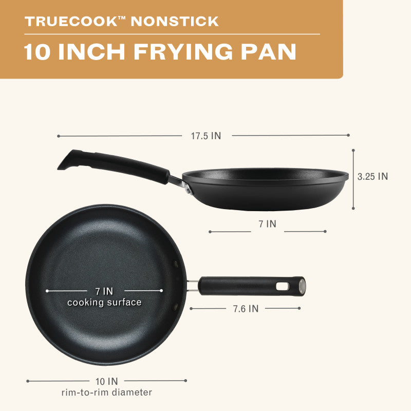 10-Inch Nonstick Frying Pan - Black