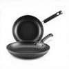 10 & 12-Inch Nonstick Frying Pan Set - Black