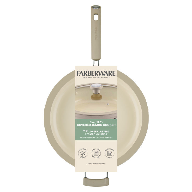 6-Quart Ceramic Nonstick Jumbo Cooker