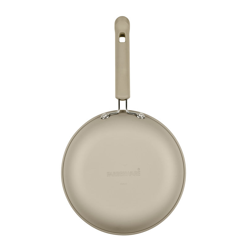 12-Piece Ceramic Nonstick Cookware Set - Taupe