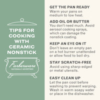 12-Piece Ceramic Nonstick Cookware Set - Olive Green