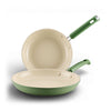 2-Piece Ceramic Nonstick Frying Pan Set