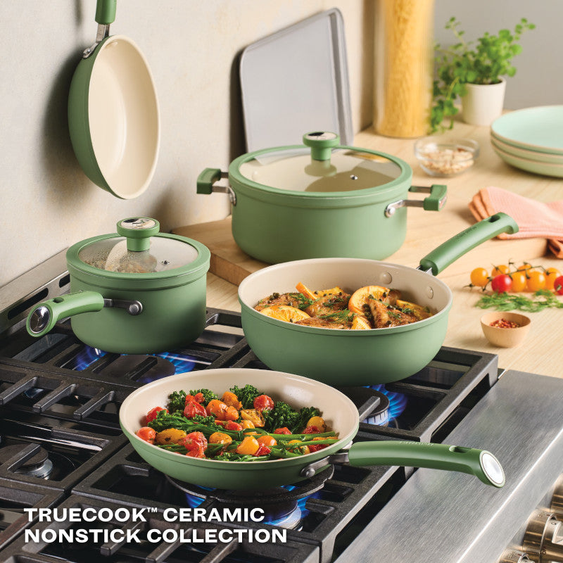 2-Piece Ceramic Nonstick Frying Pan Set