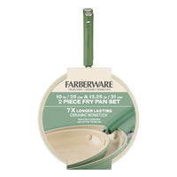 2-Piece Ceramic Nonstick Frying Pan Set