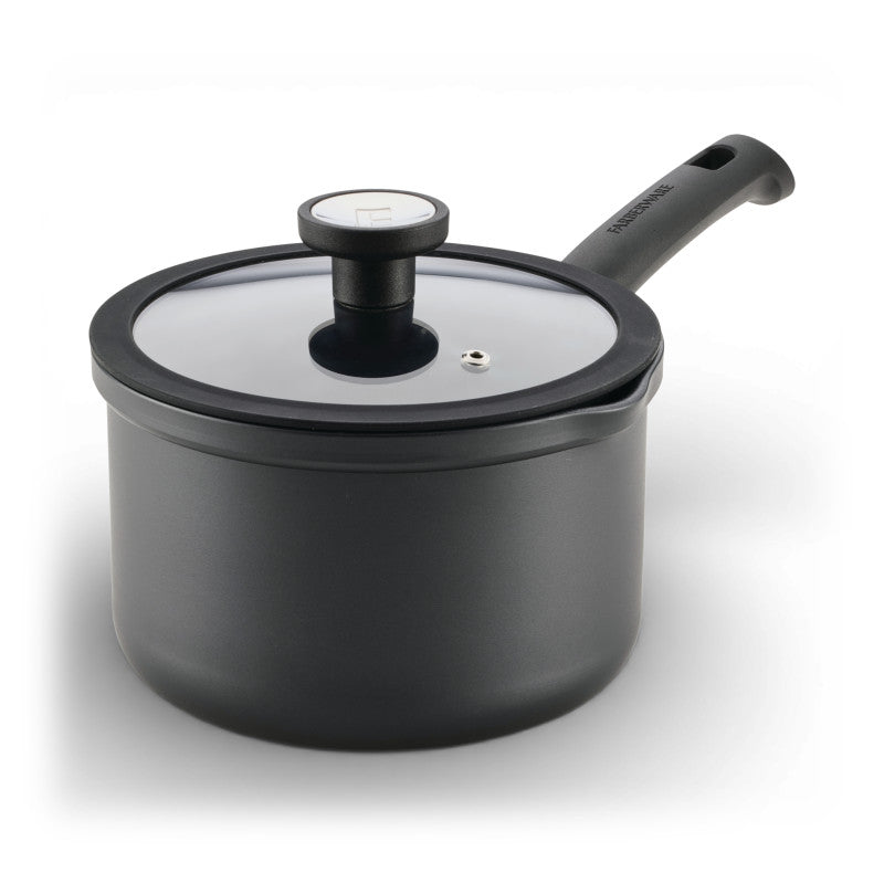 3-Quart Nonstick Straining Saucepan with Lid