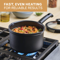 3-Quart Nonstick Straining Saucepan with Lid