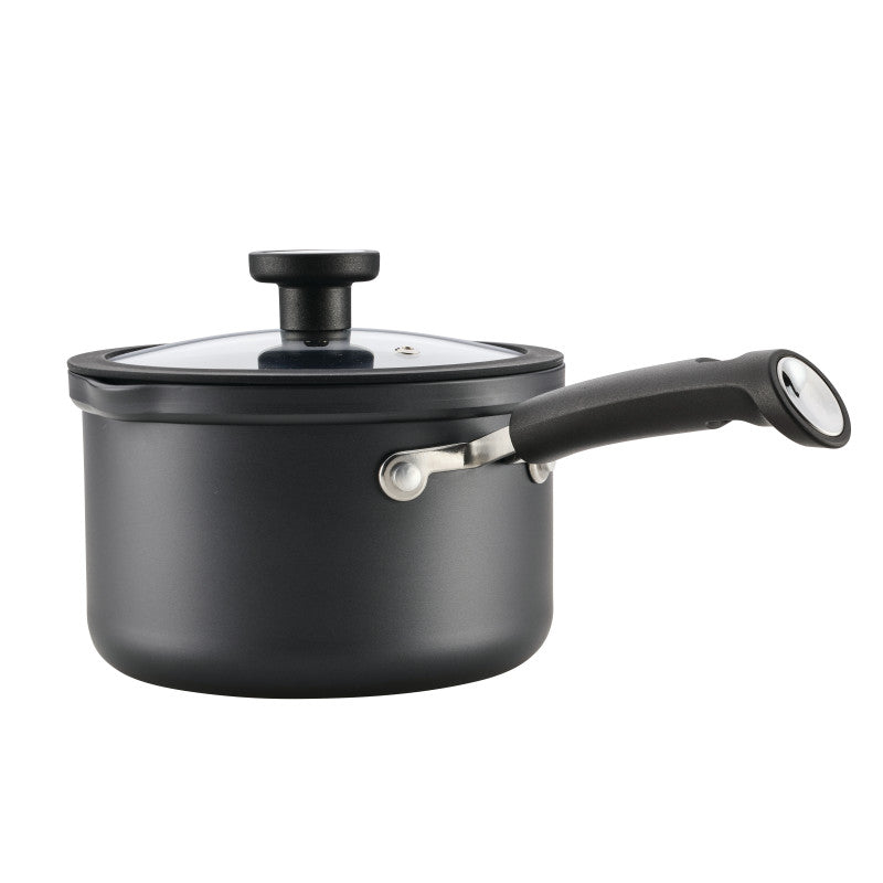 3-Quart Nonstick Straining Saucepan with Lid