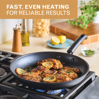 12.25-Inch Nonstick Frying Pan - Black
