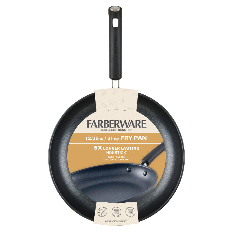 12.25-Inch Nonstick Frying Pan - Black