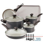 15-Piece Nonstick Cookware Set