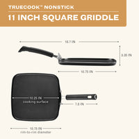 11-Inch Nonstick Square Griddle