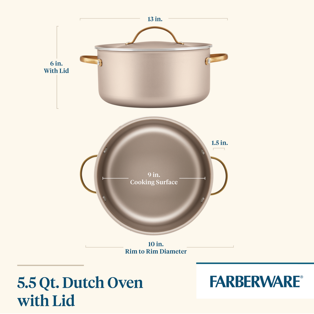 5.5-Quart Nonstick Dutch Oven with Lid