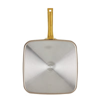 11-Inch Square Griddle Pan, Champagne, shown from above.