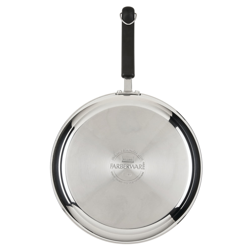 12.25-Inch Stainless Steel Frying Pan - 24573545676852