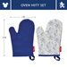 Bon Voyage 2-Piece Oven Mitt Set - Thumbnail - 25200667918388