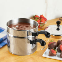 The Classic Series 2-Qt. saucepan with double boiler melts chocolate easily.
